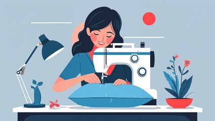 A Cheerful Seamstress Creates: Sewing Pillow with Passion