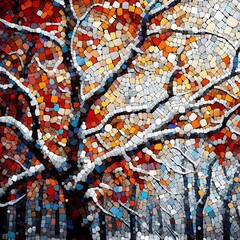 autumn leaves in the forest