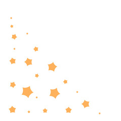 Dense Corner Star Sparkles Confetti Spray