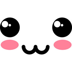 Cute Cartoon Character Face