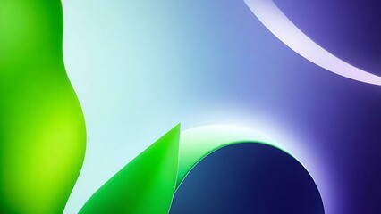 abstract green leaves background
