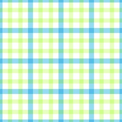 Seamless blue and green gingham check pattern with soft pastel colors. Perfect for fabric, wallpaper, textile backgrounds, packaging, wrapping paper, spring, picnic, and fresh design themes.
