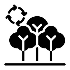 Green Environment Sustainability Concept Icon	
