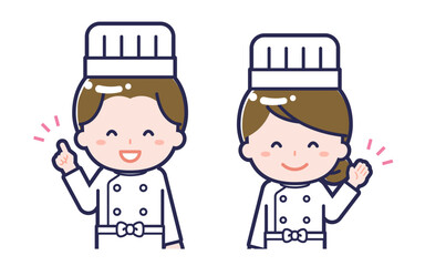 シェフ／2人組／男女 01