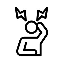 Relationship Anxiety Icon design