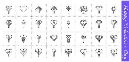 Heart shape keys and padlocks. valentine's day love symbol. key love vector illustration isolated on transparent background.