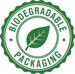 Eco-Friendly Biodegradable Packaging Emblem Design