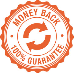 Money Back Guarantee Seal for Service Trust