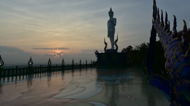 Wat khao phra kru temple, Chonburi thailand, The belief of Buddhism, Thai temple
