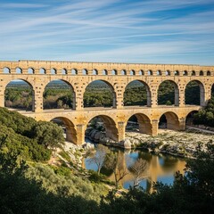 Example The Pont du Gard in Southern France is a well preserved