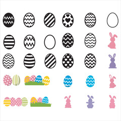 Easter Egg Svg Bundle Spring Svg Egg Svg