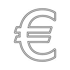Obraz premium Euro currency symbol illustration