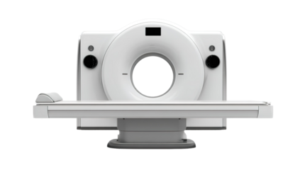 selective focus of attentive radiologist operating mri machine during patients diagnostics