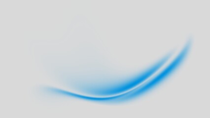 Modern blue abstract wave design element on white background