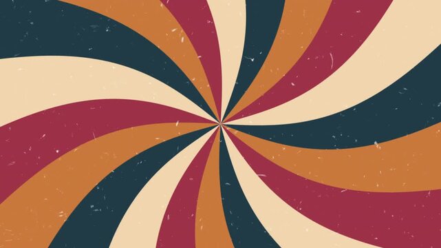 Retro vintage swirl sunburst pattern background grunge distressed