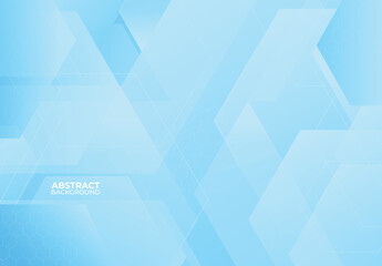  Hexagonal background design, abstract background, gradient blue background template. minimalist background design