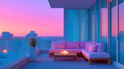 Fototapeta premium Sunset Terrace