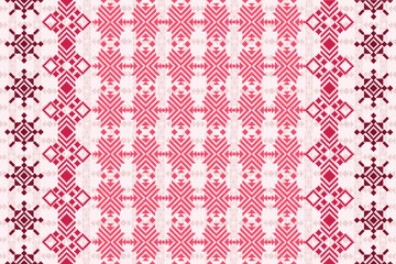 Tribal seamless red pink pattern 