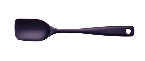 Plastic kitchen spatula with hanging hole isolated on a transparent background kitchen utensil