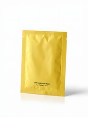 Yellow Face Mask Packaging Mockup