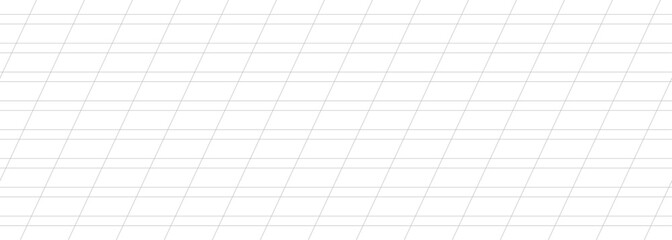 Lined notebook page template. Seamless pattern for printable bullet journal or practice worksheet. Simple Vector illustration.