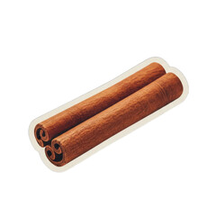 Cinnamon sticks neatly arranged in a transparent container viewed from above