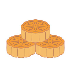 Chinese Lunar new year stack of moon cake