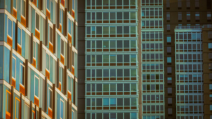 Obraz premium modern building with glass windows