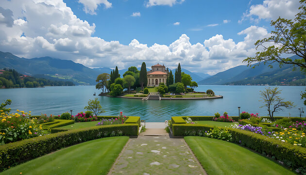 lake bled in slovenia europe