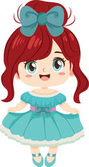 cinderella girl chibi kawai cartoon character