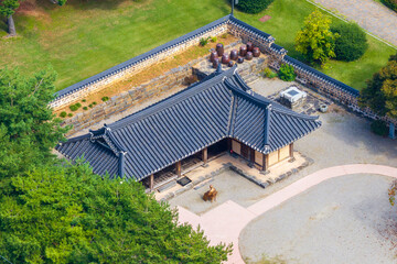 충남 당진시 솔뫼성지의 성 김대건신부 생가