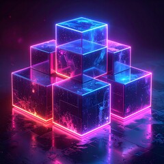 abstract blue background