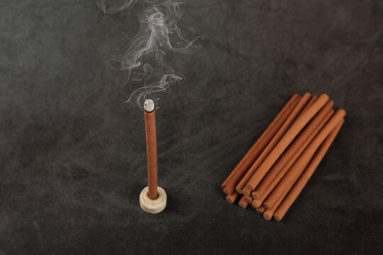 Indian traditional Dhoop Sticks or benzoin resin for pooja