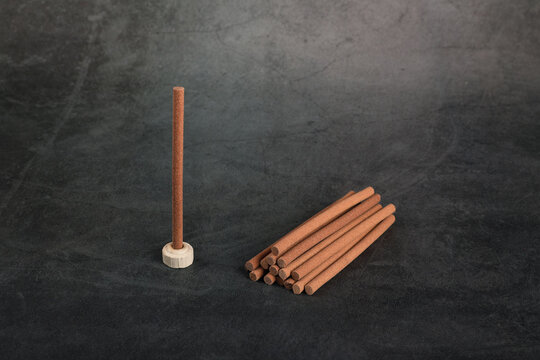 Indian traditional Dhoop Sticks or benzoin resin for pooja