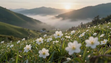 Obraz premium meadow with flowers