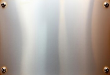 Smooth, reflective metal plate with industrial texture,  background,  steel
