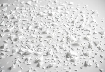 Tiny, delicate pieces of white paper scattered on a surface,  material,  texture background