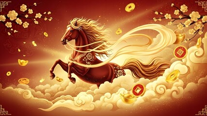 Red Horse of Prosperity