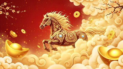 Golden Horse of Prosperity 3