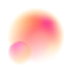 Vibrant Gradient Spheres  Abstract Color Blend for Modern Digital Design  Graphic Art transparent background