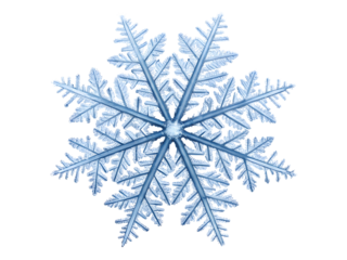 snowflake on white