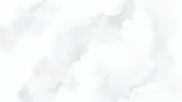 Soft, ethereal white and gray watercolor cloud shapes across the canvas