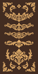 Ornate Vintage Decorative Flourishes and Borders Collection
