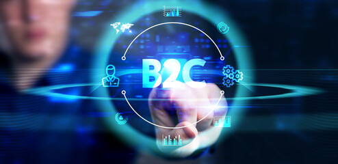 B2C Business to customer marketing strategy.