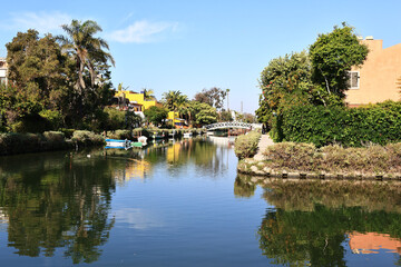 Venice Canals, historic canal district in the Venice neighborhood of Los Angeles, California