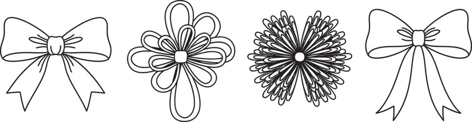 Collection of decorative bows