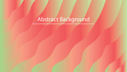 Abstract background with pink and green waves