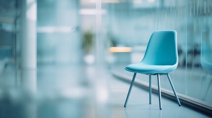 Modern Minimalist Chair in Bright Contemporary Office Space