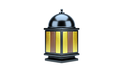 Decorative Lantern Isolated on White Background