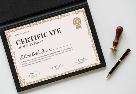 Clean Certificate Template